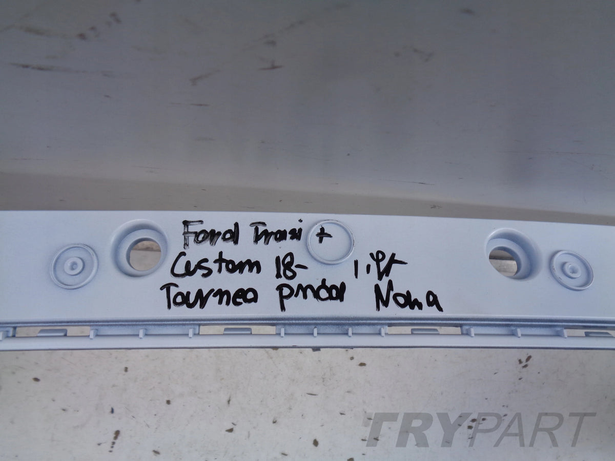 NEW FRONT BUMPER LIP SPOILER FORD TRANSIT TOURNEO CUSTOM 18 FACE LIFT