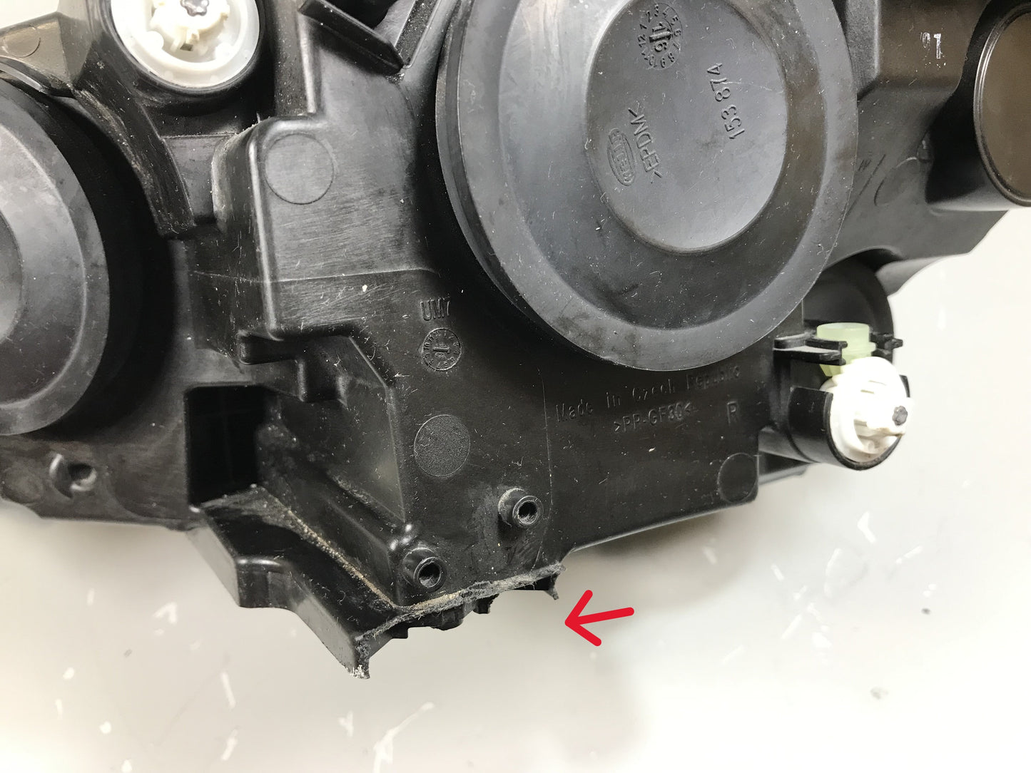 Skoda Superb  B8 3V 2015-2019 Headlight Right Side Front Used LHD ( with defect ) OEM: 3V1941016,  1EJ01193902