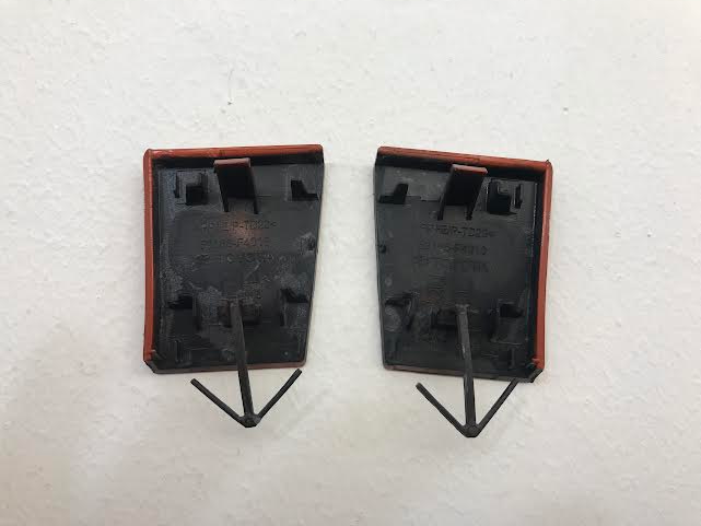 TOYOTA C-HR Hatchback 2019-2023 Rear bumper hook cap/cover ( left, right set ) OEM: 52165F4010 / 52166F4010