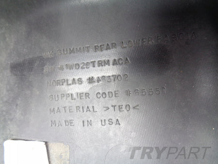 REAR BUMPER JEEP GRAND CHEROKEE WK2 SUMMIT 14- NO. 45819