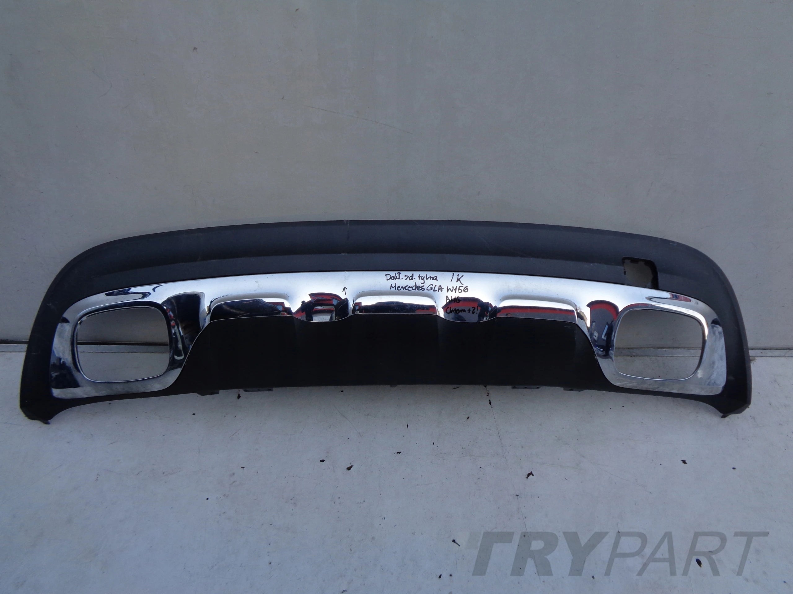 Rear bumper lip for Mercedes GLA W156 AMG