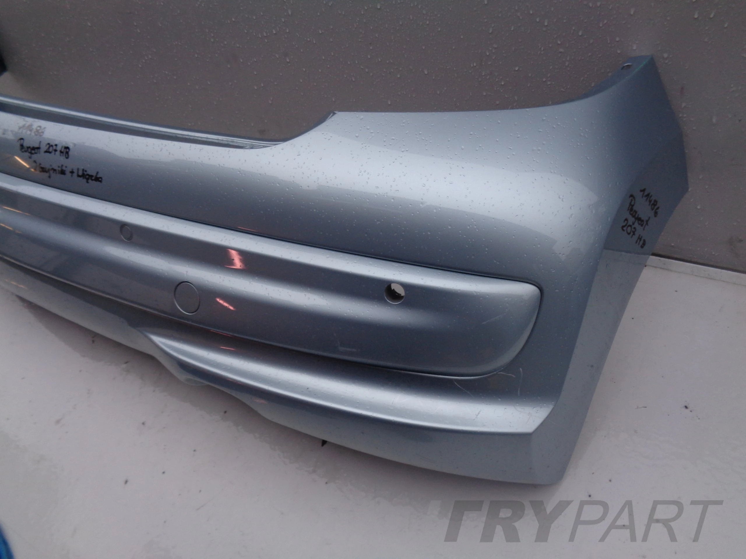 REAR BUMPER PEUGEOT 207 CABRIO NO. 11486