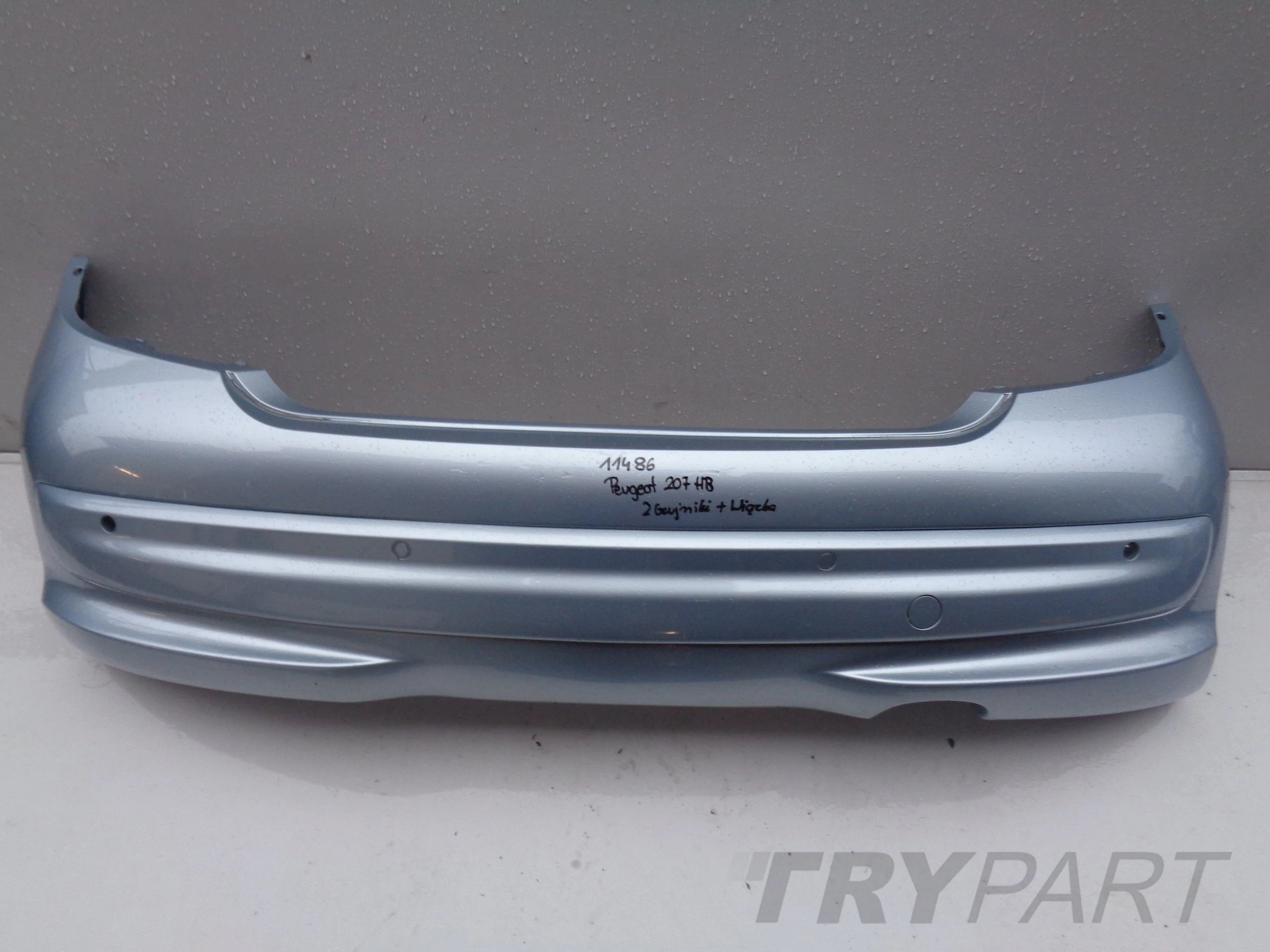 REAR BUMPER PEUGEOT 207 CABRIO NO. 11486