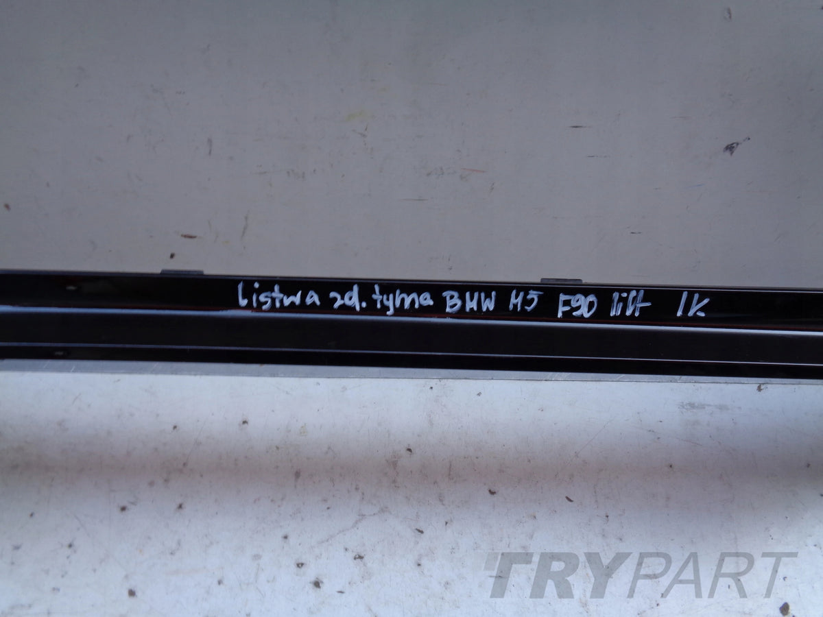 REAR BUMPER TRIM STRIP COVER BMW M5 F90 LIFT