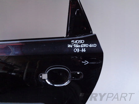 REAR LEFT DOOR VW POLO 6R 6R0 6C 6C0 09-16 NO. 51050