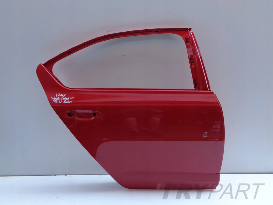 REAR RIGHT DOOR SKODA OCTAVIA III 3 5E5 12- SEDAN NO. 47163