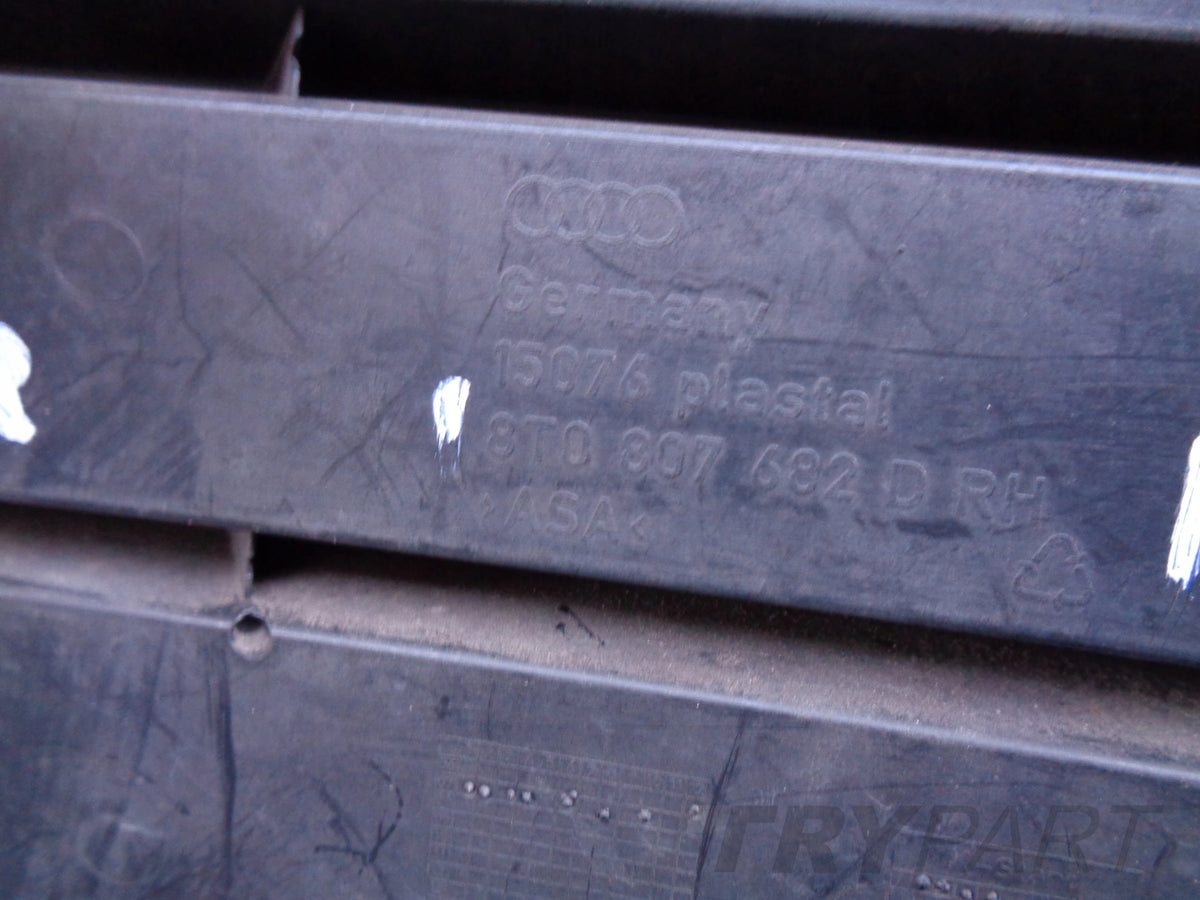 RIGHT BUMPER GRILL AUDI A5 8T 8T0 07-11