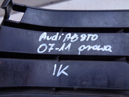 RIGHT BUMPER GRILL AUDI A5 8T 8T0 07-11