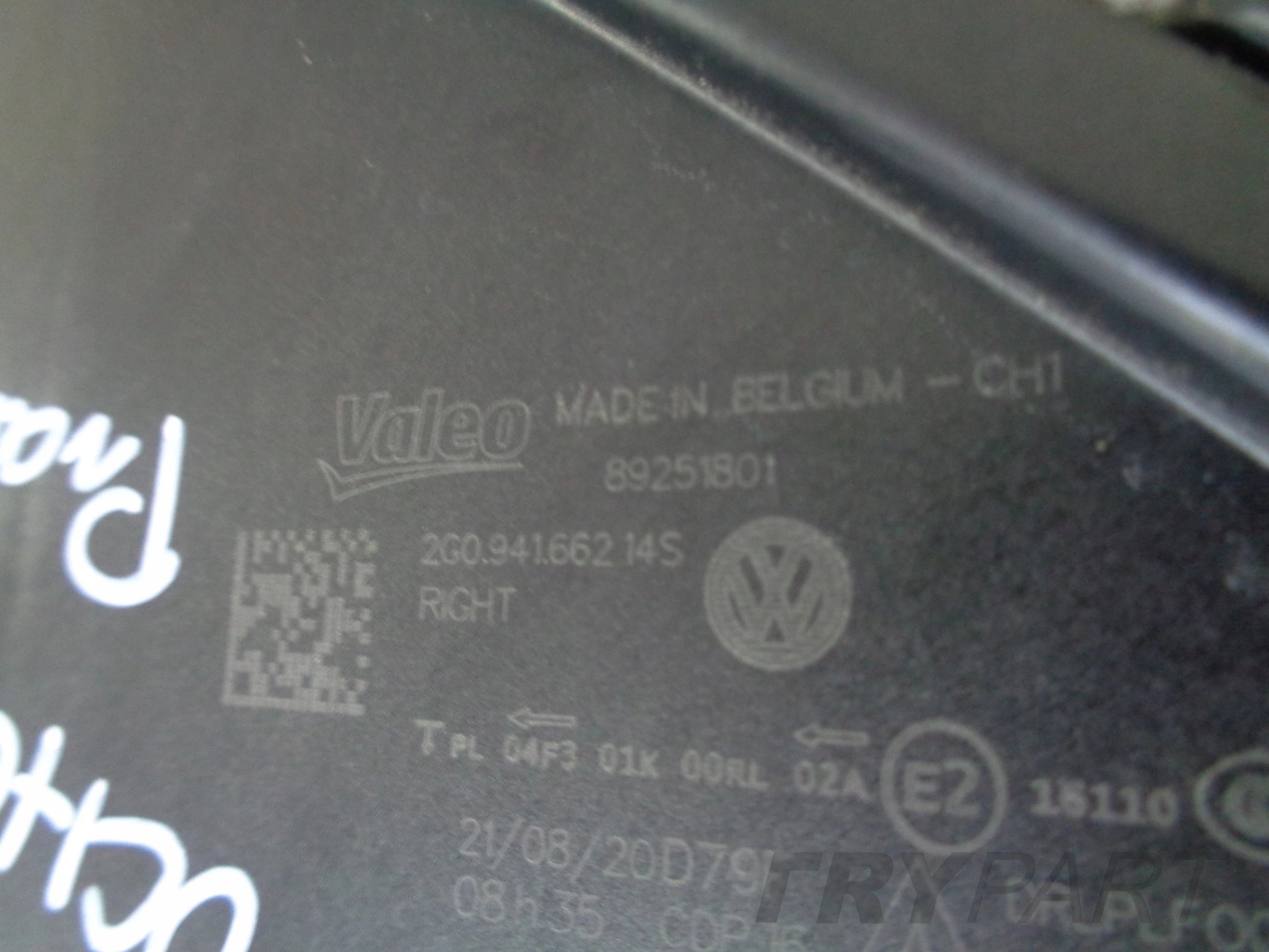 RIGHT FOG LIGHT VW POLO 2G 2G0 17- LED