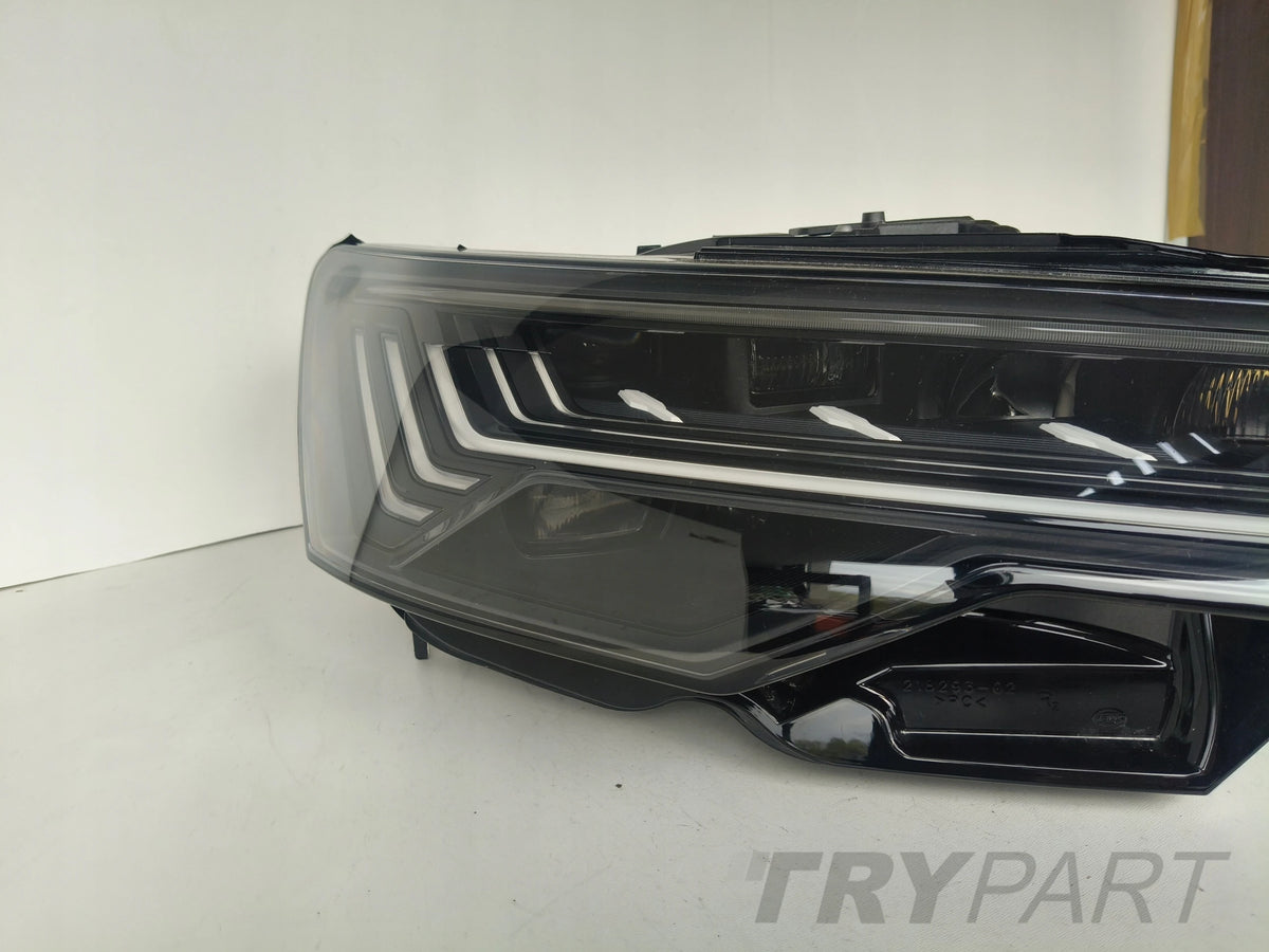 RIGHT HEADLIGHT AUDI A6 C8 4K 4K0 18- FULL LED MATRIX SHADOW BLACK