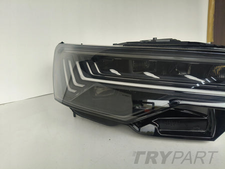 RIGHT HEADLIGHT AUDI A6 C8 4K 4K0 18- FULL LED MATRIX SHADOW BLACK