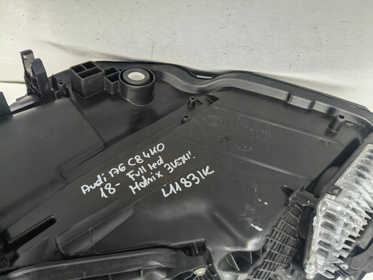 RIGHT HEADLIGHT AUDI A6 C8 4K 4K0 18- FULL LED MATRIX SHADOW BLACK