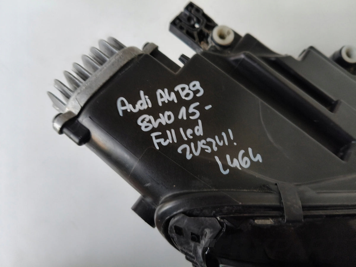 RIGHT HEADLIGHT LAMP AUDI A4 B9 8W 8W0 15- FULL LED