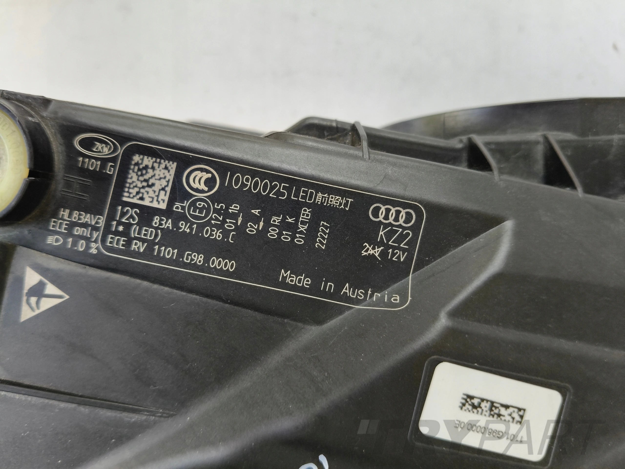RIGHT HEADLIGHT LAMP AUDI RSQ3 II 83A 18- FULL LED MATRIX