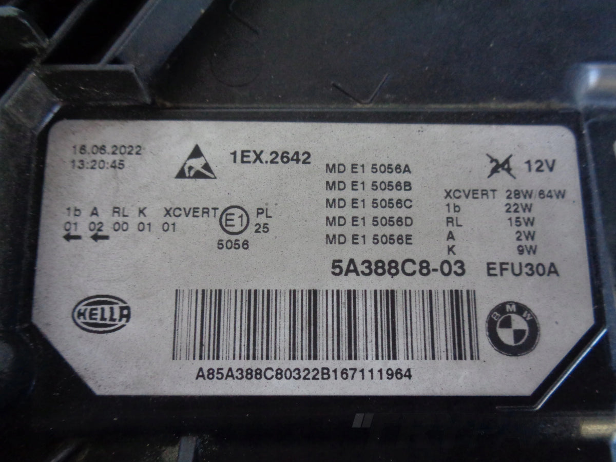 RIGHT HEADLIGHT LAMP BMW 5 G30 G31 LCI FULL LED
