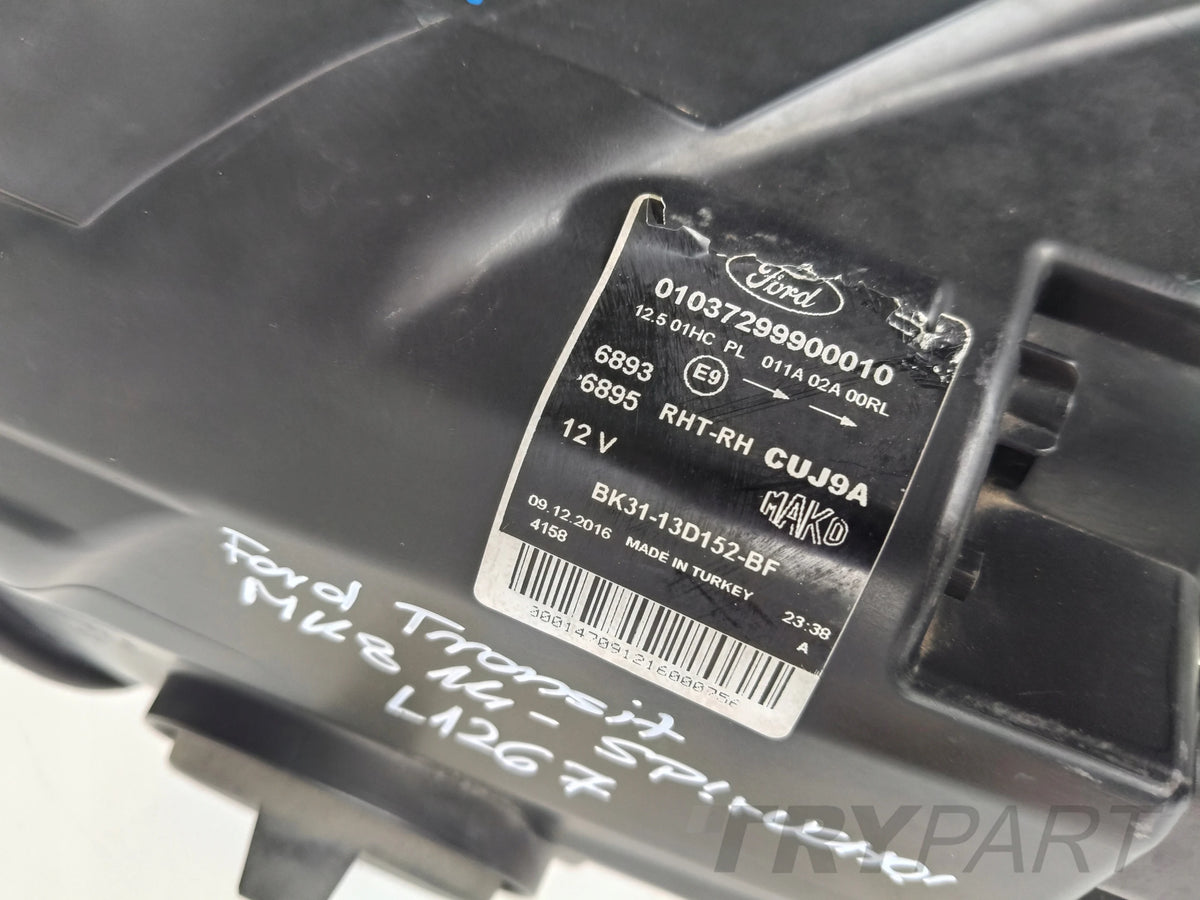 RIGHT HEADLIGHT LAMP FOR FORD TRANSIT MK8 14-