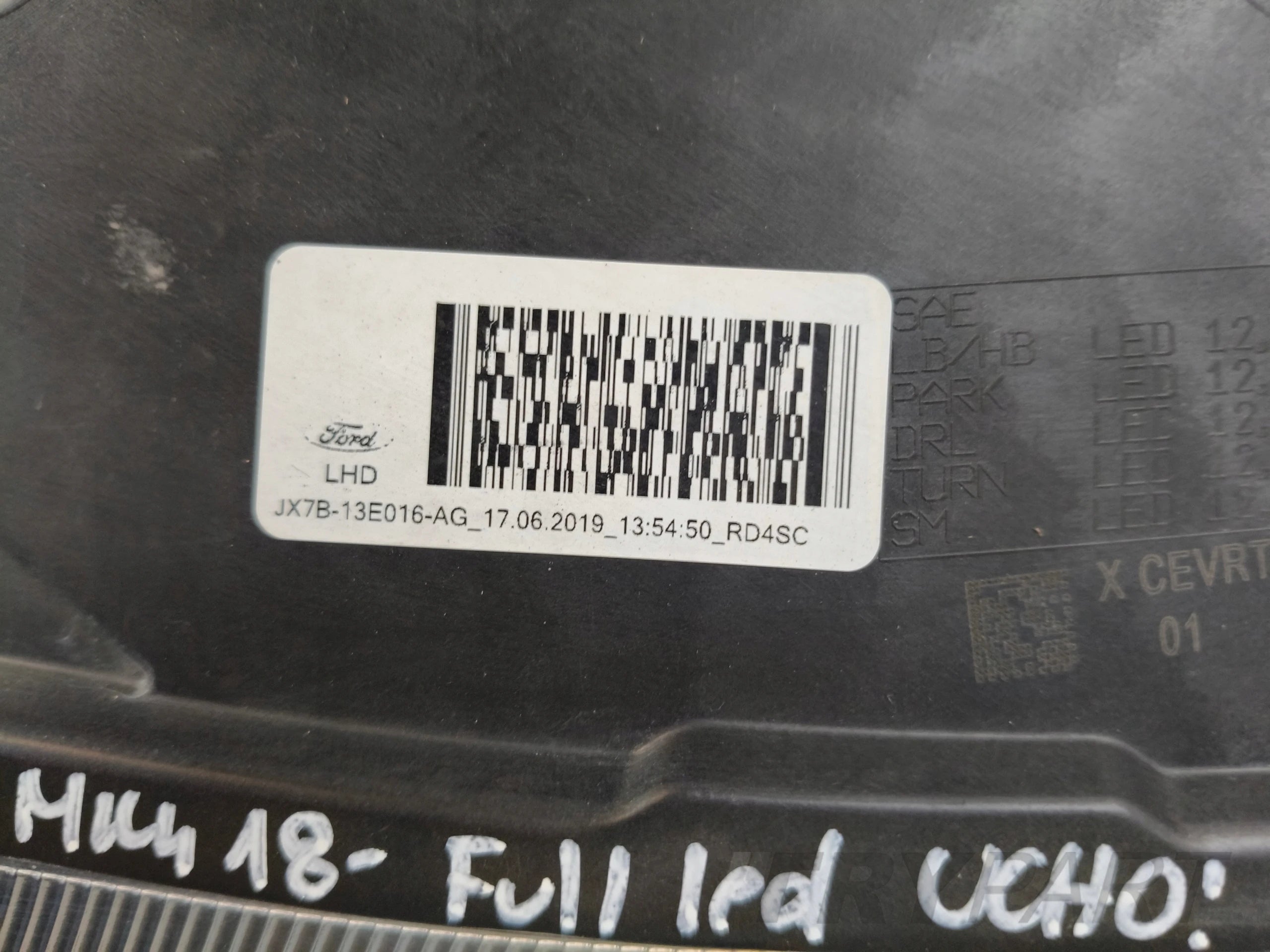 RIGHT HEADLIGHT LAMP FORD FOCUS MK4 18- FULL LED