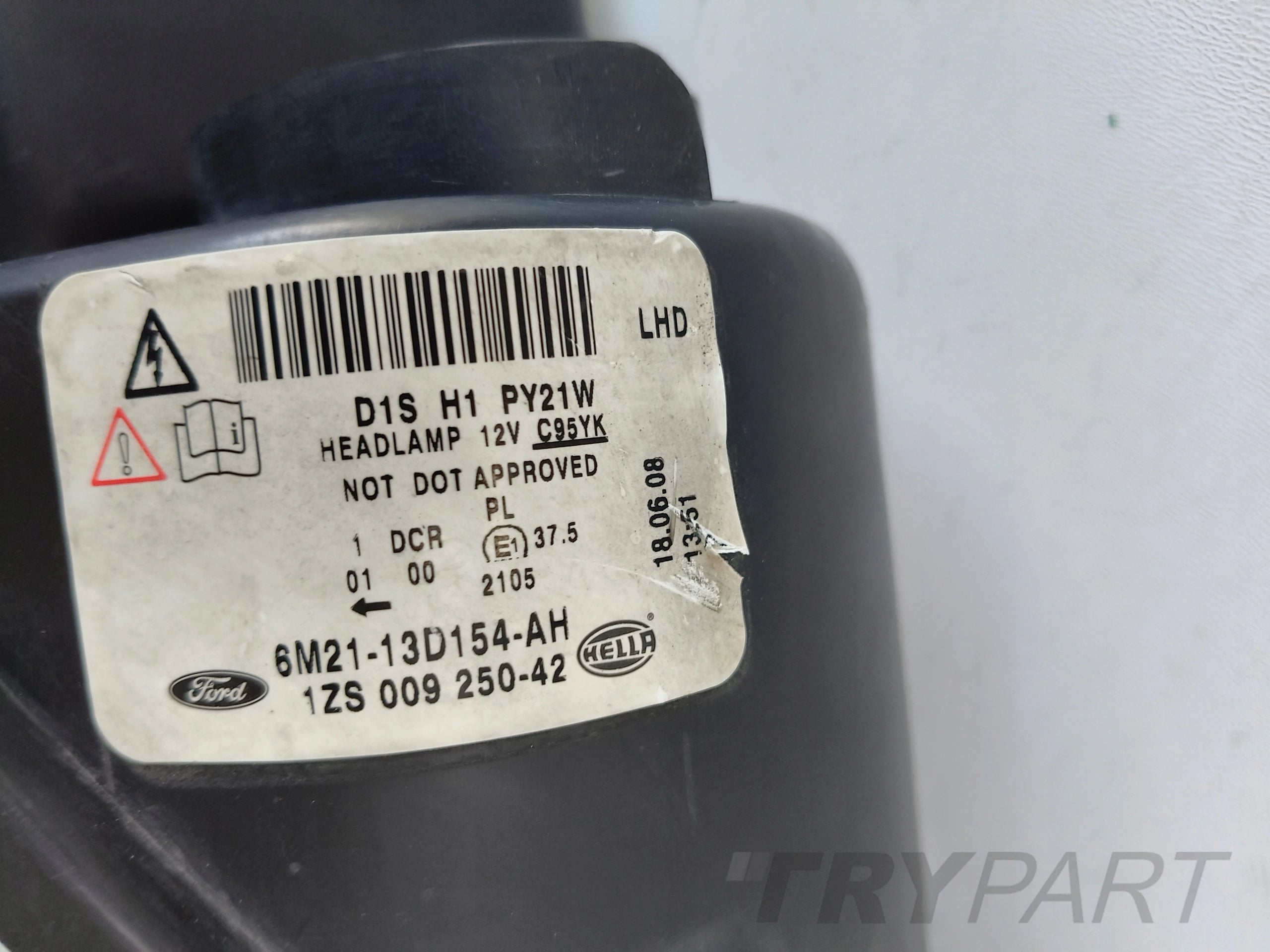 RIGHT HEADLIGHT LAMP FORD S-MAX MK1 06- XENON