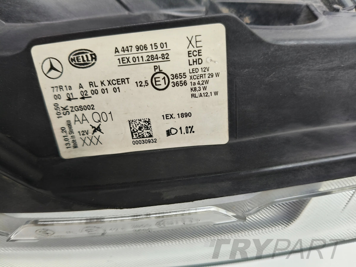 RIGHT HEADLIGHT LAMP MERCEDES VITO W447 14- FULL LED ILS