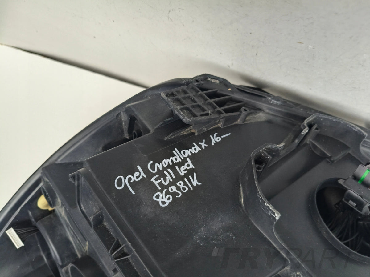 RIGHT HEADLIGHT LAMP OPEL GRANDLAND X 16- FULL LED