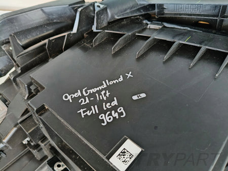 RIGHT HEADLIGHT LAMP OPEL GRANDLAND X 21- FACELIFT FULL LED INTELLI LUX