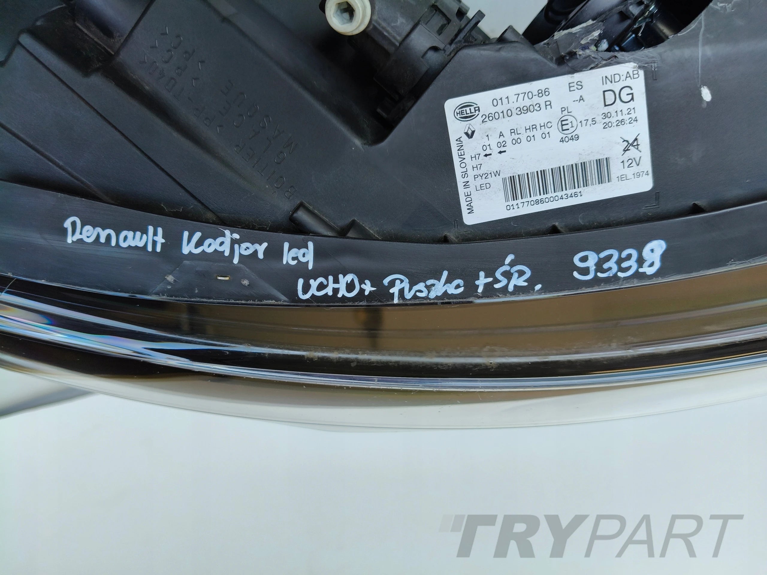 RIGHT HEADLIGHT LAMP RENAULT KADJAR 18- FACELIFT LED