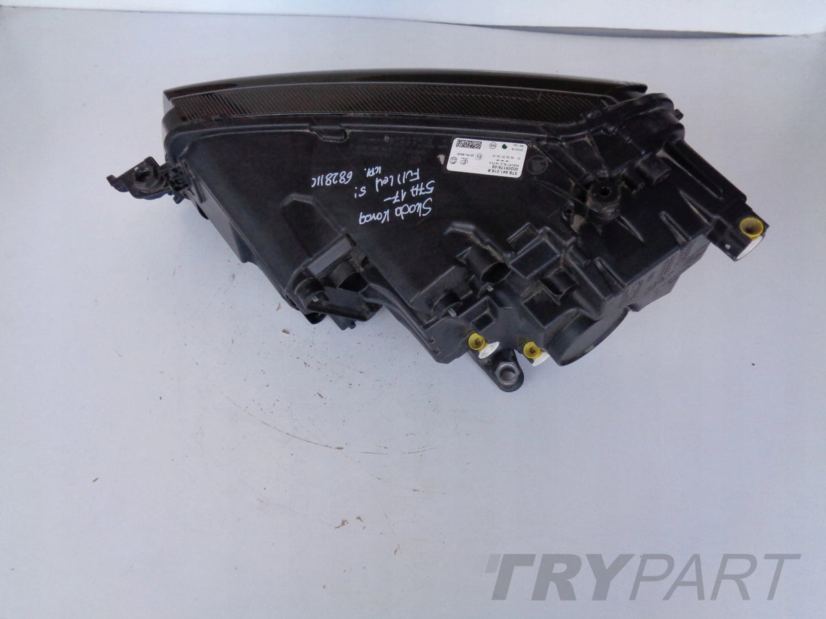 RIGHT HEADLIGHT LAMP SKODA KAROQ 57A 17- FULL LED