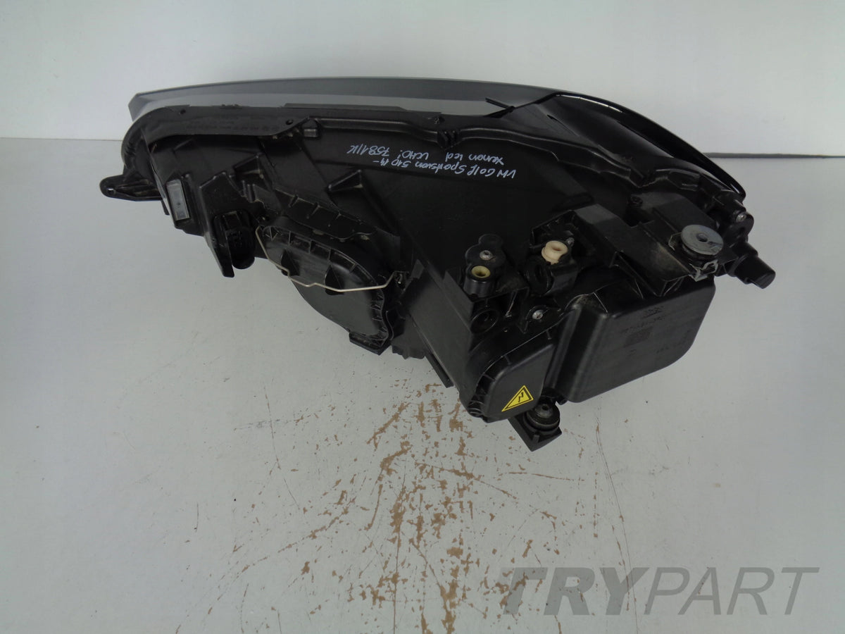 RIGHT HEADLIGHT LAMP VW GOLF SPORTSVAN 510 14- XENON LED