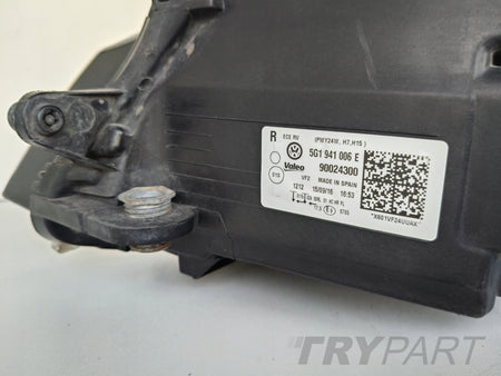 RIGHT HEADLIGHT LAMP VW GOLF VII 7 5G 5G0 12-16