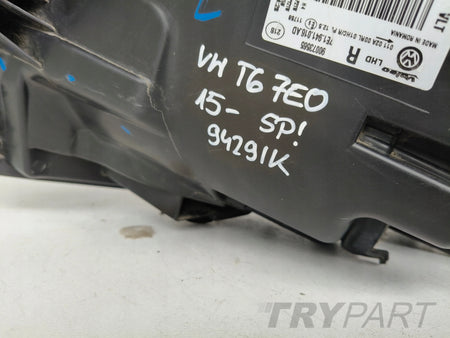 RIGHT HEADLIGHT LAMP VW T6 7E 7E0 15-