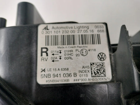 RIGHT HEADLIGHT LAMP VW TIGUAN 5NA 16- FULL LED