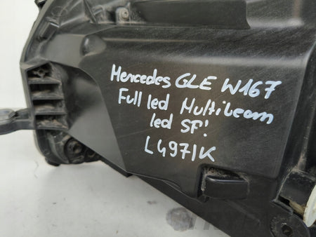 RIGHT HEADLIGHT MERCEDES GLE W167 19- FULL LED MULTIBEAM LED