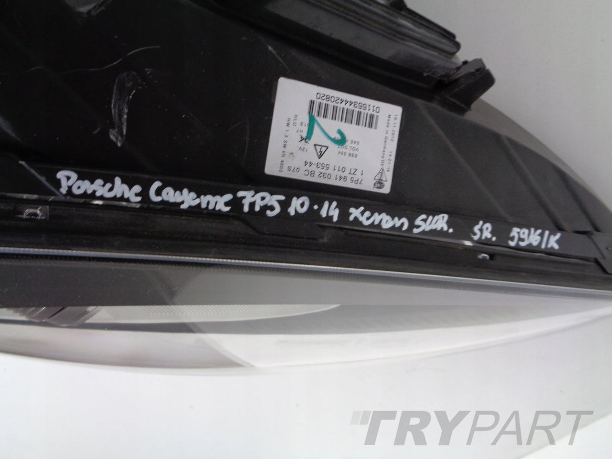 RIGHT HEADLIGHT PORSCHE CAYENNE 7P 7P5 10-14 XENON ADAPTIVE
