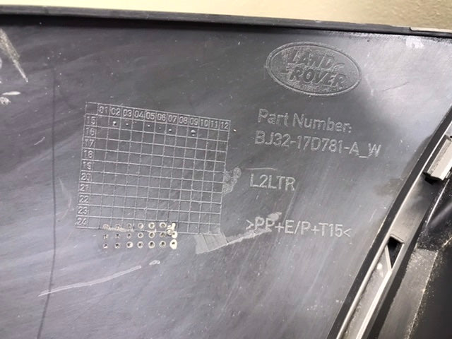 Land Rover Evoque 2013 Rear, Back Bumper OEM: BJ3217926A