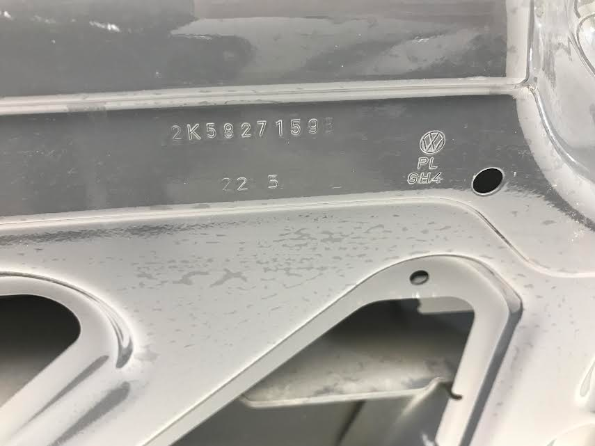 Volkswagen Caddy 2015-2020 Tail gate / Boot Lid Genuine Used OEM: 2K5827159B