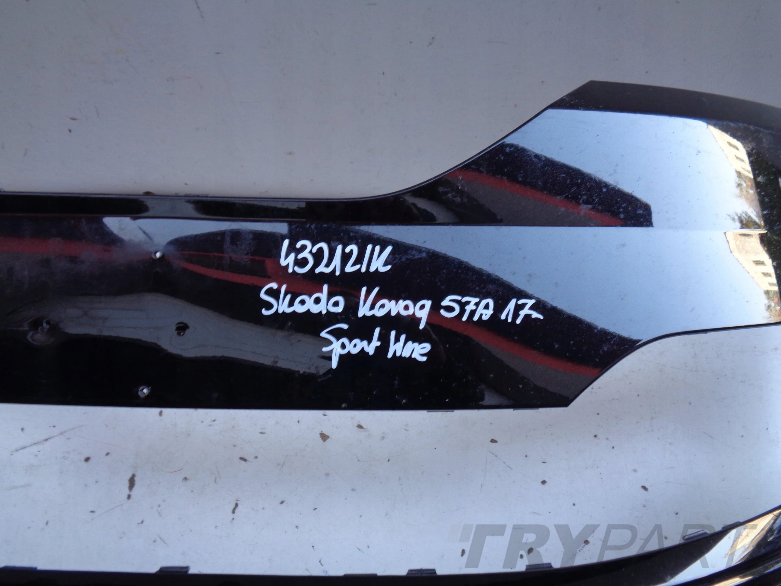 SKODA KAROQ 57A 17- SPORT LINE FRONT BUMPER NO. 43212