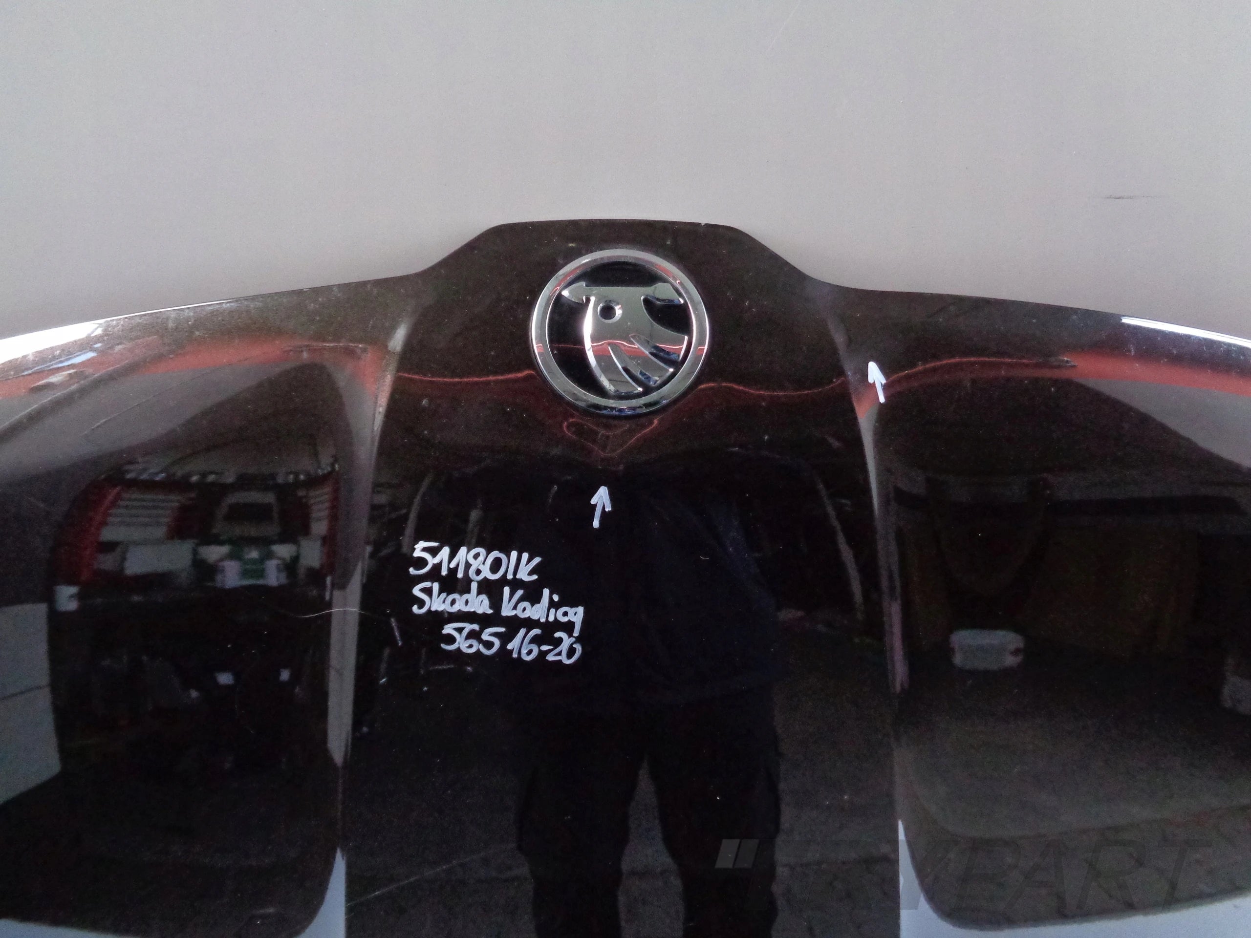 SKODA KODIAQ 565 16-20 ENGINE HOOD BONNET NO. 51180