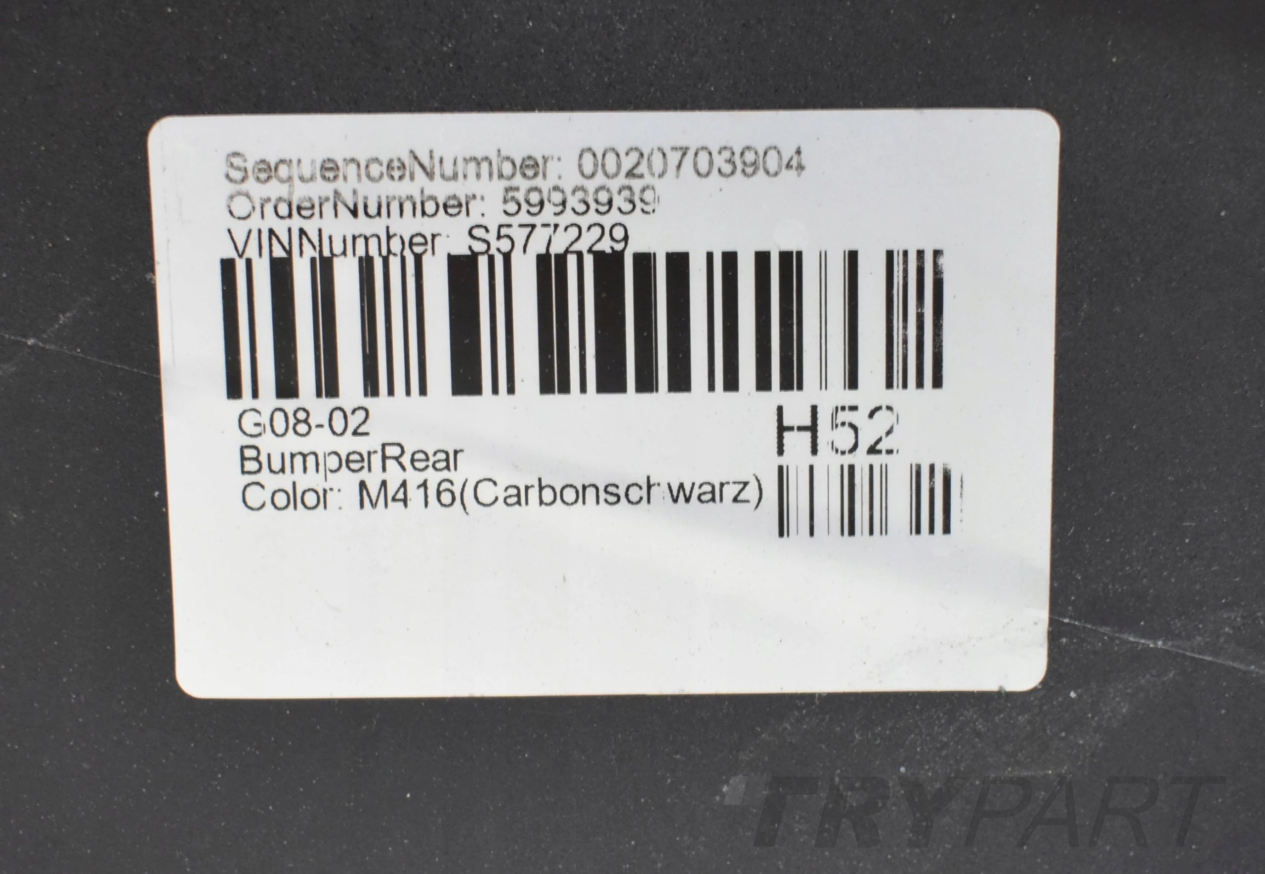 BMW IX3 G08 M PACKAGE FACELIFT LCI REAR BUMPER ORG