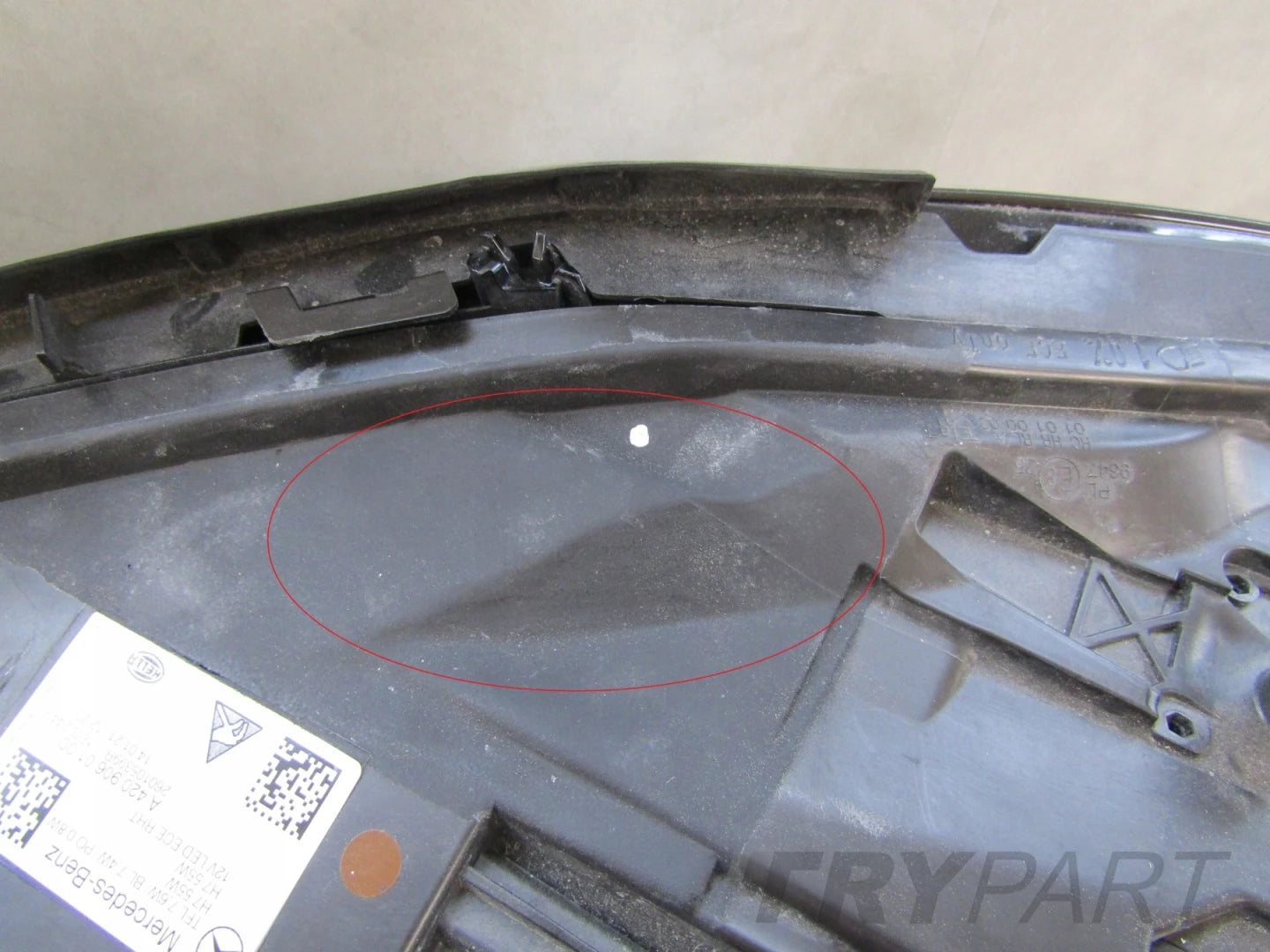MERCEDES CITAN W420 STANDARD HEADLIGHT 21- RH A4209060100
