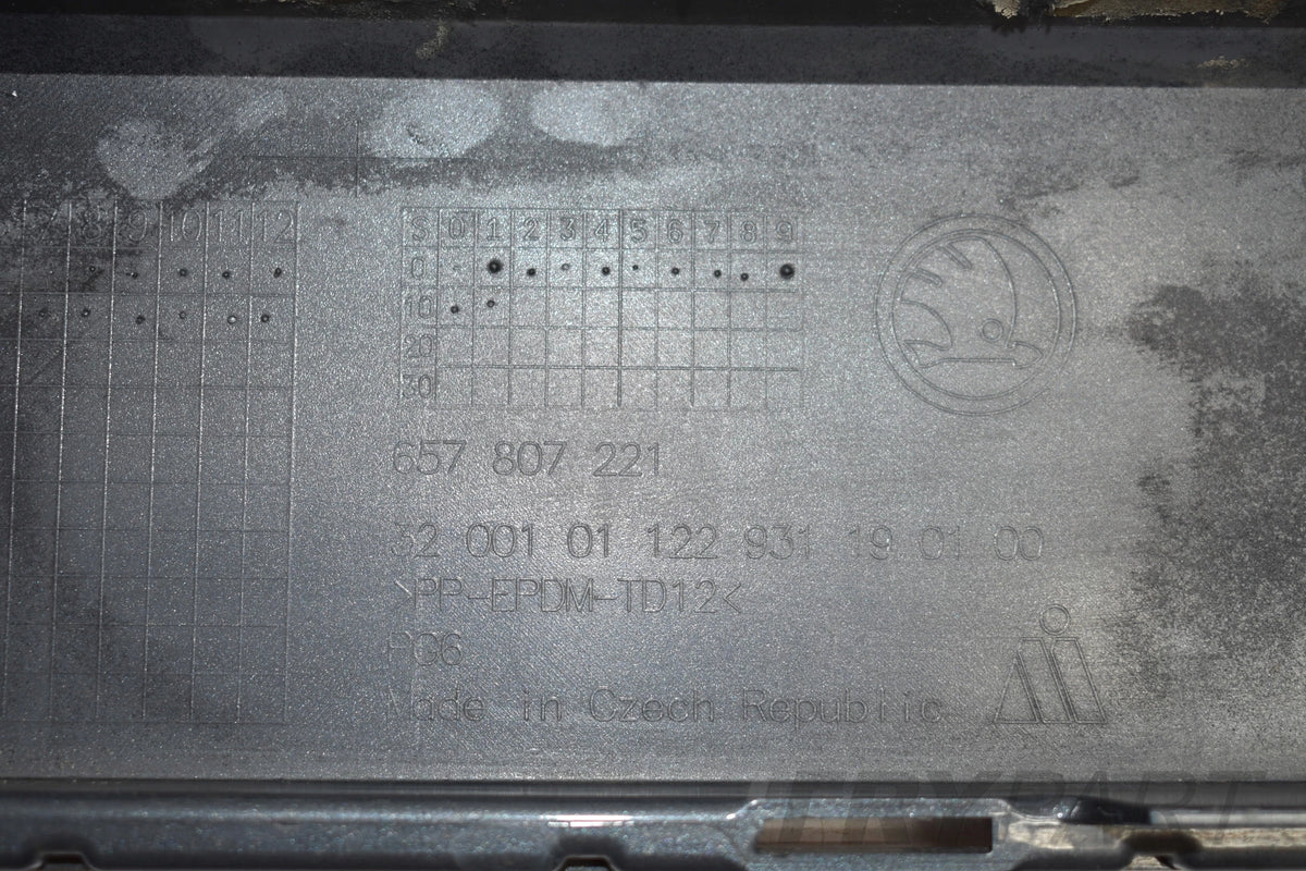 SKODA SCALA 657 FRONT BUMPER ORG