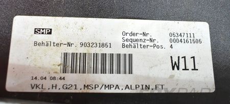 BMW 3 G21 M PACKAGE REAR BUMPER ESTATE ORIGINAL + DIFFUSER
