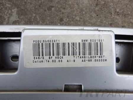 BMW 3 E46 Touring 1998-2004 Rear Bumper
