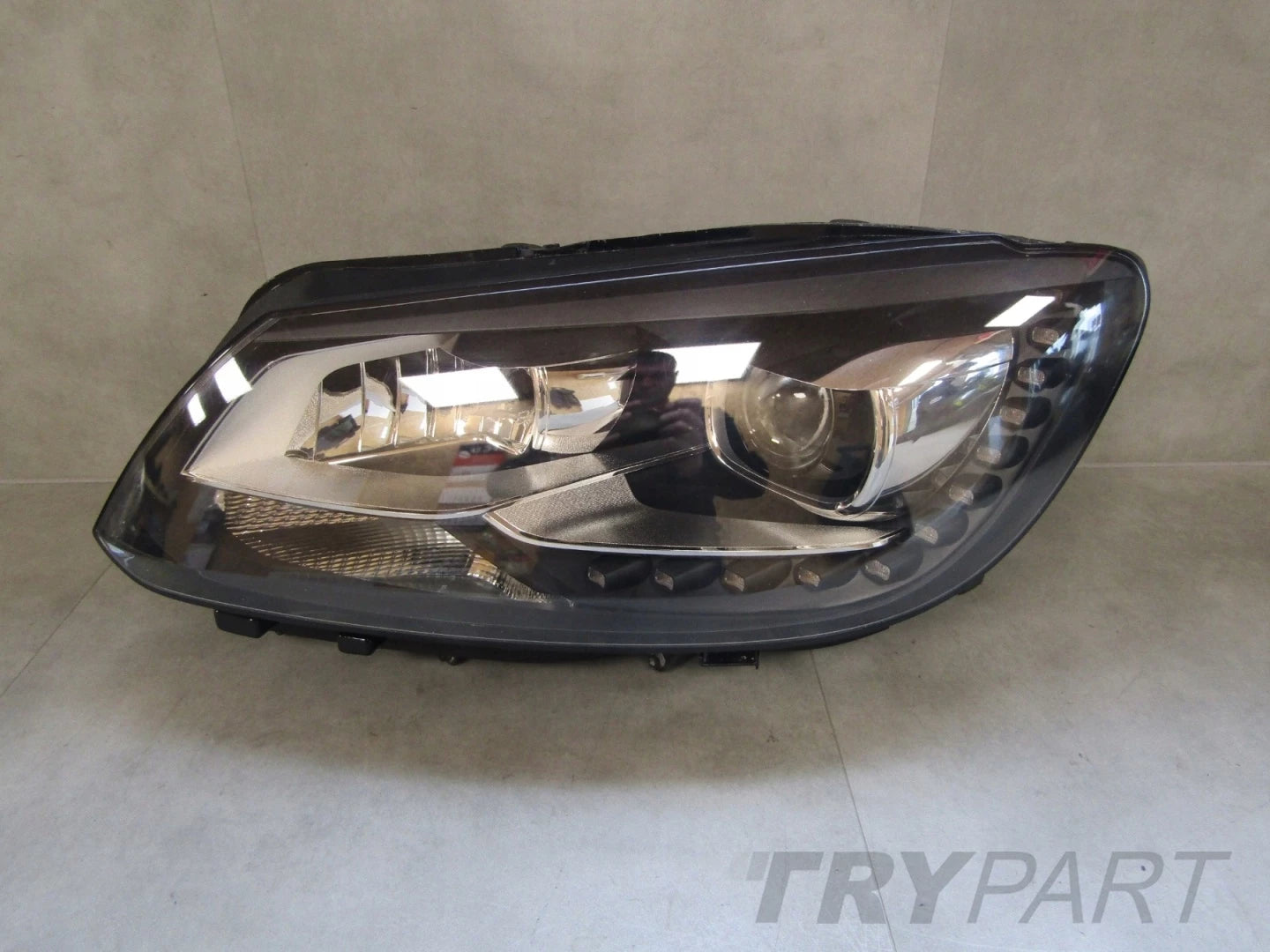 HEADLIGHT VOLKSWAGEN TOURAN 1T1 XENON SWIVELING 10-15 LH LEFT