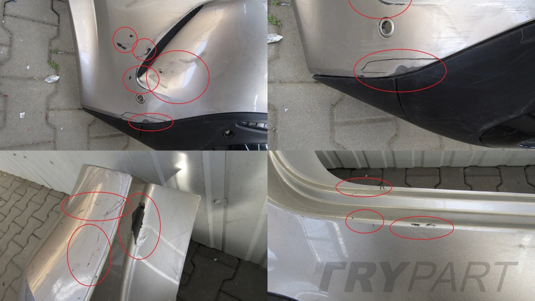 Rear Bumper MERCEDES GLE 167 AMG 18-