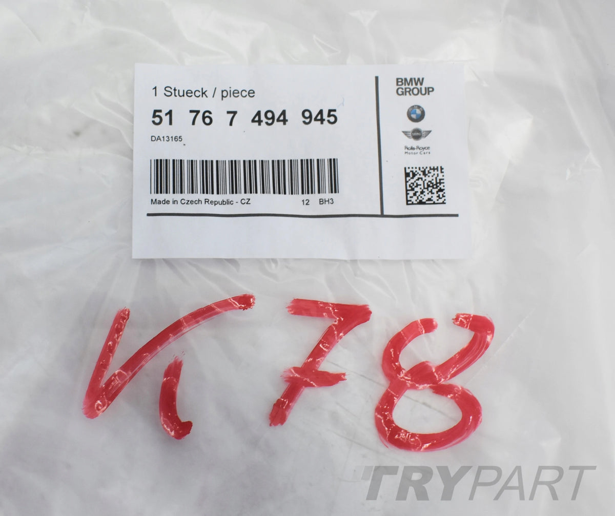 BMW X3 G01 Body Seal for Trunk Lid, New Original