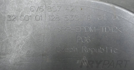 SKODA FABIA III LIFT 6V6 REAR BUMPER HB ORG