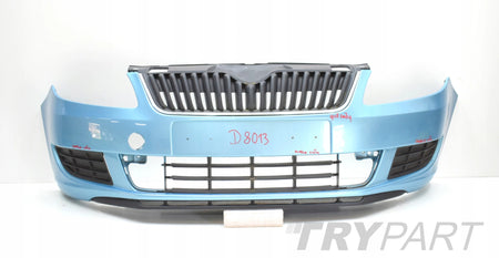 SKODA FABIA II FACELIFT 5J FRONT BUMPER + GRILLE + VENTS