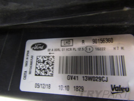 HEADLIGHT FORD KUGA MK2 LIFT 16-19 DARK LENS STANDARD RH GV4113W029