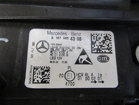 Front Lamp Mercedes GLE W167 FULL LED PERFORMANCE 19-23 LH A1679064308