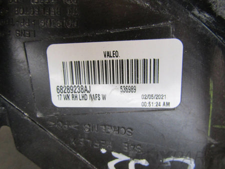 HEADLIGHT JEEP GRAND CHEROKEE WK2 XENON NON-SWIVEL 13-16 RH RIGHT